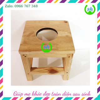 ghế xông vùng kín bằng gỗ giá lẻ 200k/1 ghế