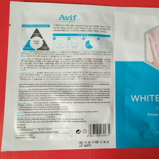 006.MẶT NẠ AVIF GIGA WHITENING MASK 21gr