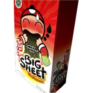 Snack Rong Biển Taokaenoi BIG SHEET Vị Cay Hộp 12 Gói 3.2g