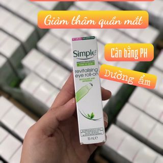 Kem Dưỡng Mắt Simple Kind To Eyes Revitalising Eye Roll-On 15ml