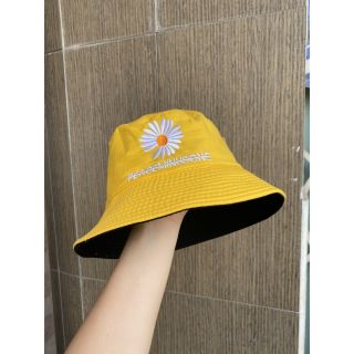 Nón bucket thêu hoa cúc GD hot - mũ bucket hoa đội đc 2 mặt giá sỉ​, giá bán buôn