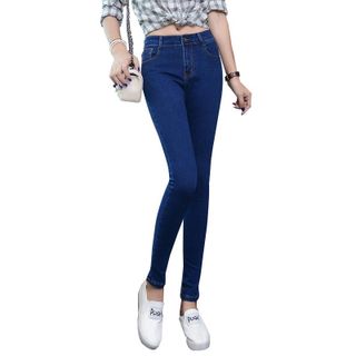 Quần jeans cạp cạo form ôm tôn dáng siêu hot