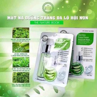 Mặt nạ trắng da the nature book giá sỉ