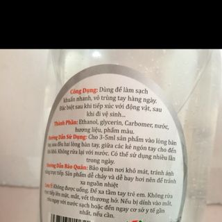 Gel rửa tay khô kháng khuẩn Zily chai 250 ml