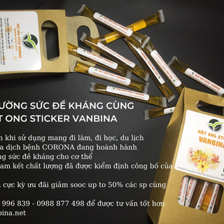Mật ong stick Vanbina - 30 gói/ hộp