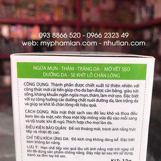 TH-WHITE kem ngừa mụn thâm mờ sẹo trắng da se khít chân lông 12g