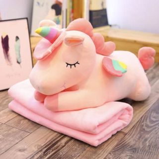 Chăn Gối 2in1 Hình Kì Lân