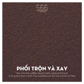 CÀ PHÊ 566 | Cà phê rang-xay-phối trộn có Moka (Gói 500g)