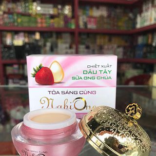 NabiOne dâu tây – Kem ngừa lão hóa tái tạo trắng da ngọc trai 20g