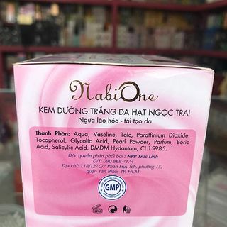 NabiOne dâu tây – Kem ngừa lão hóa tái tạo trắng da ngọc trai 20g