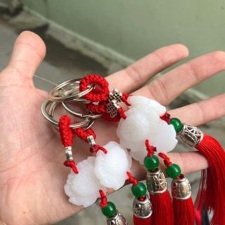 Móc khoá treo oto hình bông sen