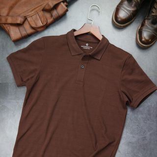Áo Thun Nam Có Cổ Vải Cá Sấu Cotton 65% Chuẩn