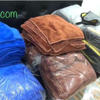 Khăn lau chuyên dụng sợi lông cừu tổng hợp 30cm x 30cm định lượng cao - Đồ chơi ô tô Trebig