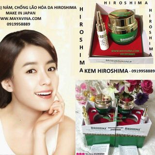 Kem HIROSHIMA chuyên Trị Mụn Nám Tàn Nhang Lão Hóa