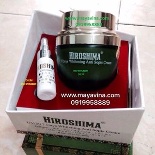 Kem HIROSHIMA chuyên Trị Mụn Nám Tàn Nhang Lão Hóa