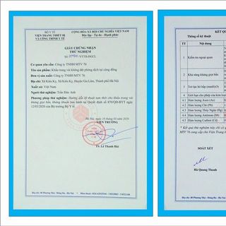 Khẩu trang phòng dịch của Bộ Quốc Phòng - có tem chống hàng giả.