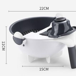 Rổ Đa Năng Kèm 8 Dao Bào Siêu Tiện Ích