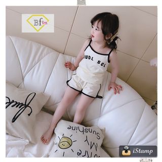 Bộ short cổ yếm SOLD OUT cho Bé Gái