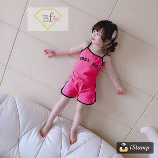 Bộ short cổ yếm SOLD OUT cho Bé Gái