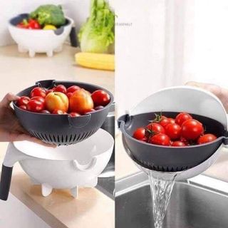 Rổ Đa Năng Kèm 8 Dao Bào Siêu Tiện Ích