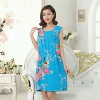 Đầm bầu tôn ( lanh ) ở nhà