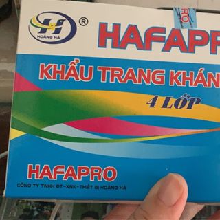 Khẩu trang 4 lớp hàng hafapro