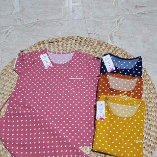 Đồ bộ bầu chấm bi