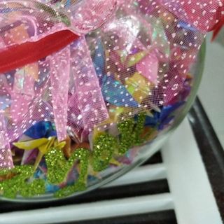 Lo thủy tinh 1000 con hạc giấy Hủ thủy tinh 1000 con hạc đẹp hơn hình 500k. Mua 1 hũ là được