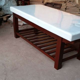 Giường gỗ spa massage