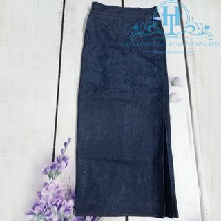 Váy chống nắng Jean Họa Tiết