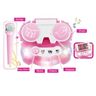 Mic hát karaoke trẻ em kết nối điện thoại 5 chức năng