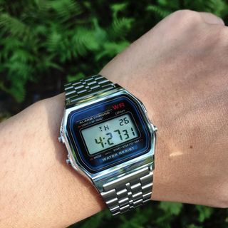 Đồng Hồ Nam Nữ A159 UNISEX-WR Dây Thép Không Gỉ , Cá Tính
