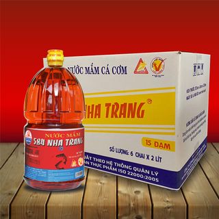 Nước mắm Cá cơm - 584 Nha Trang - Loại 15 độ đạm - Chai nhựa PET 2 Lít