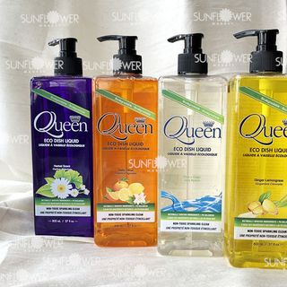 Nước rửa chén hữu cơ Queen hương cam quýt (800ml)