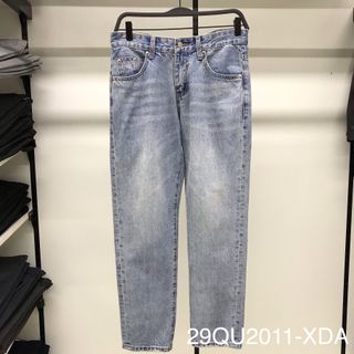 Quần Denim/Jeans Basic Slim Dài Trơn