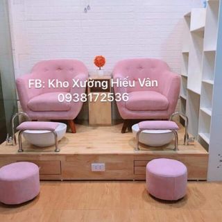 Ghế nail bộ combo