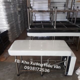 Giường spa inox