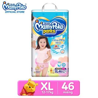 Tả quần MamyPoko XL46 bé gái giá sỉ