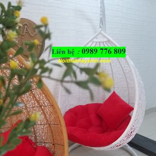 Ghế xich đu tổ chim để ngoài trời