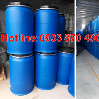Bán thùng nhựa 220 lít đựng hóa chất, thùng phuy sắt cũ 220 lít đựng xăng dầu, thùng phuy sắt nắp kín 220 lít có tráng men TPHCM