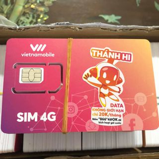 SIM 4G VIETNAMOBILE CHỈ 20K MỖI THÁNG DATA KHÔNG GIỚI HẠN