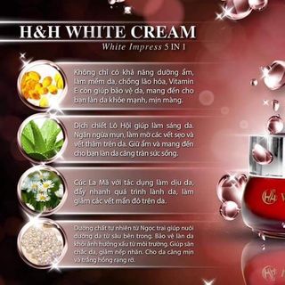 kem dưỡng trắng da cao cấp HH WHITE CREAM