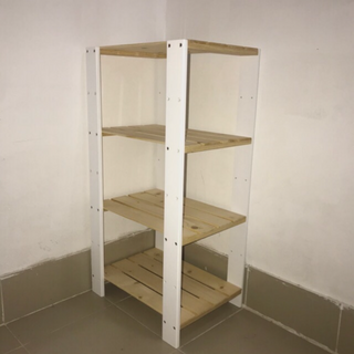 Kệ gỗ 4 tầng đa năng dễ tháo lắp có thể nâng hạ kệ tuỳ ý, gọn nhẹ