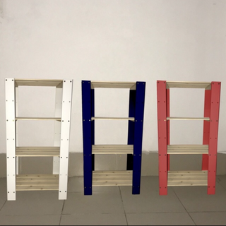 Kệ gỗ 4 tầng đa năng dễ tháo lắp có thể nâng hạ kệ tuỳ ý, gọn nhẹ