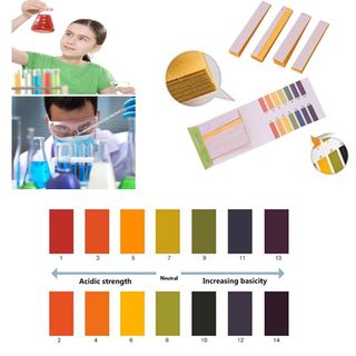 Giấy quỳ tím đo độ pH 1-10 có bảng màu kèm theo