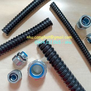 Ống ruột gà loĩ thép bọc nhựa PVC D20 X 50M
