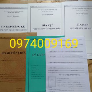 Hồ sơ viên chức theo thông tư 07/2019