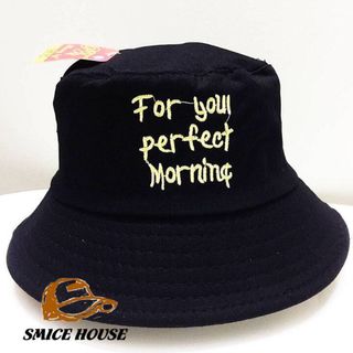 NÓN TAI BÈO BUCKET THÊU CHỮ