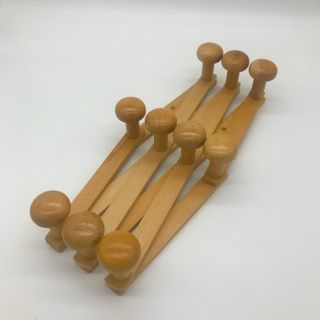 Móc áo xếp treo quần áo bằng gỗ Beech