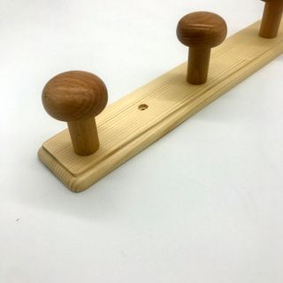 móc treo quần áo núm gỗ lớn làm từ gỗ tự nhiên